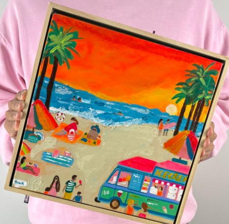 A Happy Day at Beach