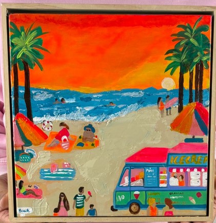 A Happy Day at Beach