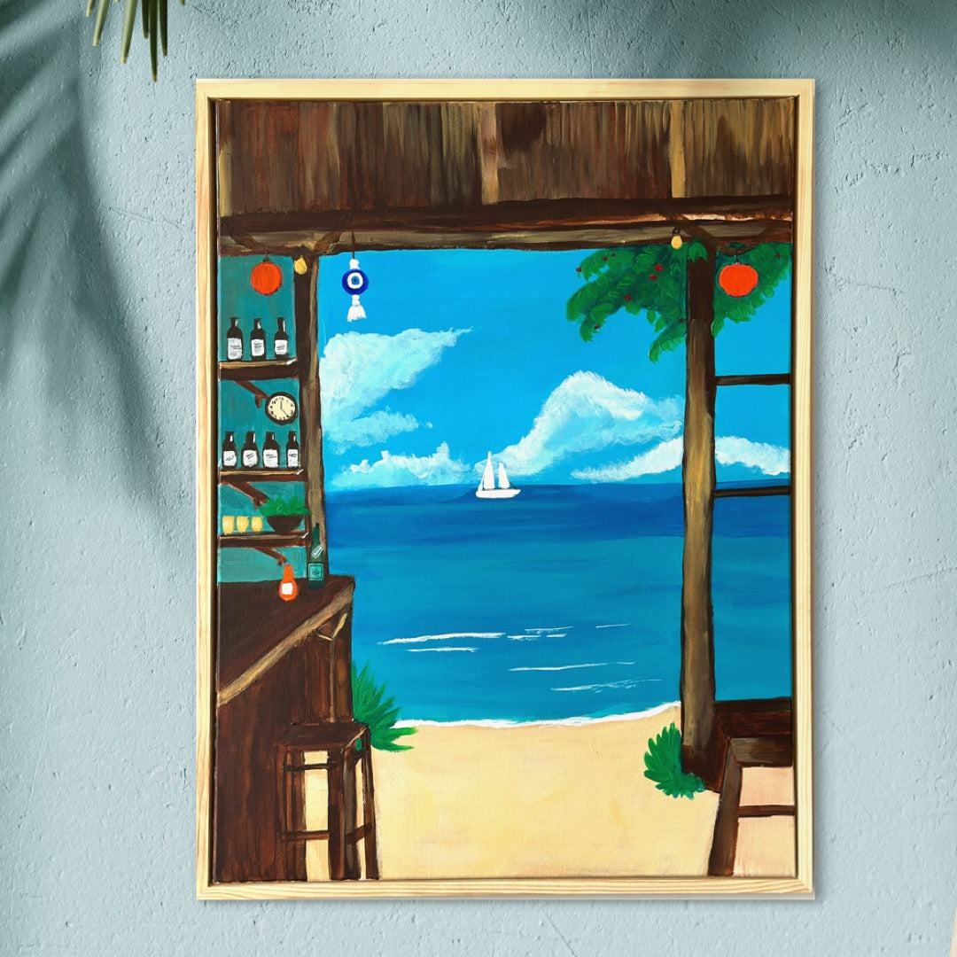 Bar With a View — Original Painting