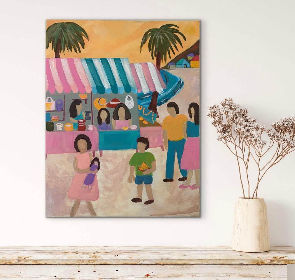 Sunday Market — Original Painting